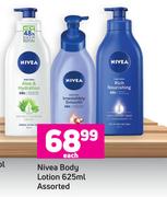 Nivea Body Lotion Assorted-625ml Each