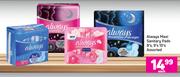 Always Maxi Sanitary Pads Assorted-8's, 9's,10's Pack Each