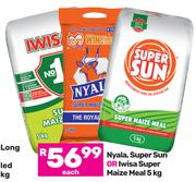 Nyala Super Sun Or Iwisa Super Maize Meal-5kg Each