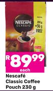 Nescafe Classic Coffee Pouch-230g Each