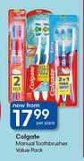 Colgate Manual Toothbrushes Value Pack-Per Pack