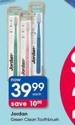 Jordan Green Clean Toothbrush-Each