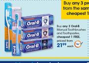 Oral-B Manual Toothbrushes & Toothpastes-Each