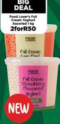 Food Lover's Full Cream Yoghurt Assorted-For 2 x 1Kg
