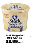 Stork Margarine MFS Tub-1kg Each