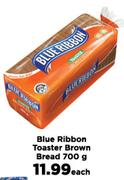 Blue Ribbon Toaster Brown Bread-700g Each