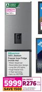 Hisense 305L Bottom Freezer Inox Fridge H415BI-WD