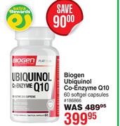 Biogen Ubiquinol Co-Enzyme Q10 60 Softgel Capsules