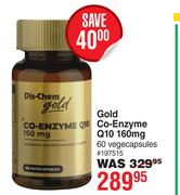 Dis-Chem Gold Co-Enzyme Q10 160mg 60 Vegecapsules