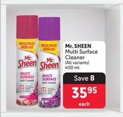 Mr. Sheen Multi Surface Cleaner (All Variants)-400ml Each