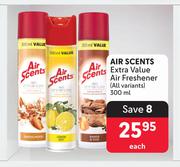 Air Scents Extra Value Air Freshener (All Variants)-300ml Each