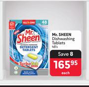 Mr Sheen Dishwashing Tablets-48's Each
