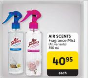 Air Scents Fragrance Mist (All Variants)-350ml Each