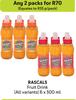 Rascals Fruit Drink (All Variants)-For 2 x 6 x 300ml