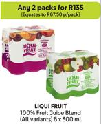 Liqui Fruit 100% Fruit Juice Blend (All Variants)-For 2 x 6 x 300ml