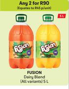 Fusion Dairy Blend (All Variants)-For 2 x 5L