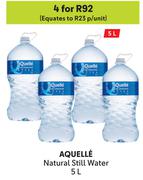 Aquelle Natural Still Water-For 4 x 5L