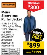 Interceptor Men's Sleeveless Puffer Jacket