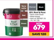 Simple Choice 20L Roof & Pave
