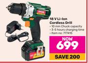 Ryobi 18V Li-Ion Cordless Drill