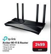 TP-Link Archer WiFi 6 Router AX1500-Each