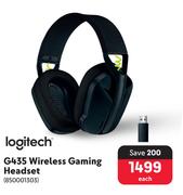 Logitech G435 Wireless Gaming Headset-Each