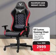 VX Lumas Gaming Chair-Each