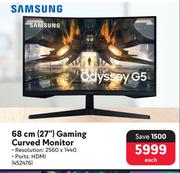 Samsung 68cm (27") Gaming Curved Monitor-Each
