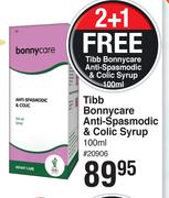 Tibb Bonnycare Anti-Spasmodic & Colic Syrup-100ml