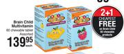 Brain Child Multivitamin Assorted-60 Chewable Tablet Each