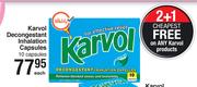 Karvol Deconggestant Inhalation Capsules-10 Capsules Each
