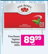 Five Roses Tagless Teabags-200s Each