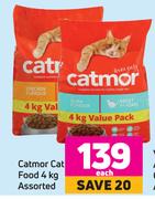 Catmor Cat Food Assorted-4Kg Each