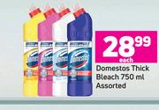 Domestos Thick Bleach Assorted-750ml Each