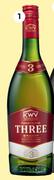 KWV 3 Year Old Brandy-750ml Each