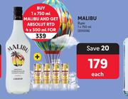Malibu Rum-750ml Each