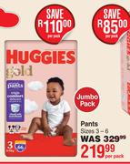 Huggies Gold Pants Sizes 3-6 Jumbo Pack-Per Pack