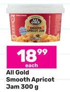 All Gold Smooth Apricot Jam-300g Each
