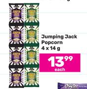 Jumping Jack Popcorn-4 x 14g Each