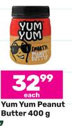 Yum Yum Peanut Butter-400g Each