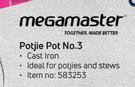 Megamaster Potjie Pot No.3