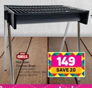 Expert Grill Midi Steel Charcoal Braai-445 x 295 x 510mm