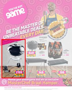 Game : Braai Day (16 September - 23 September 2020), page 1