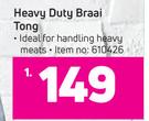 Megamaster Heavy Duty Braai Tong-Each