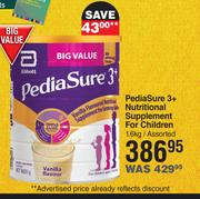 Pedia Sure 3+ Nutritional Supplement For Children Assorted-1.6Kg