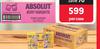 Absolut Passion Fruit Martini Or Berry Vodkarita Cans-24 x 300ml Per Case