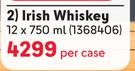 Jameson Irish Triple Whisky-750ml Each
