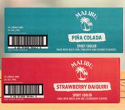 Malibu Strawberry Or Pina Colada Cans-24 x 300ml Per Case