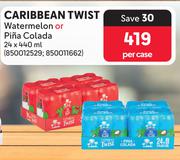 Caribean Twist Watermelon Or Pina Colada-24 x 440ml Per Case