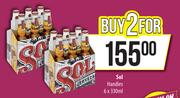 Sol Handies-For 2 x 6 x 330ml